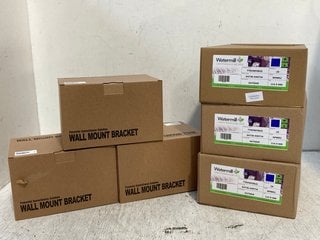 3 X POWERFUL SURVEILLANCE SOLUTION SMALL WALL MOUNT BRACKETS IN WHITE - MODEL: CP-WM-1-V2 TO INCLUDE 3 X BOXES OF 10 WATERMILL PRINTER ROLLS: LOCATION - G6