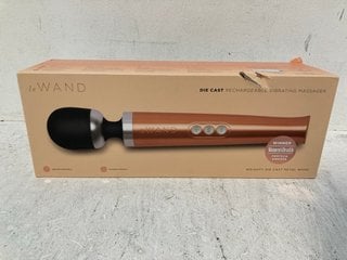 LEWAND DIE CAST RECHARGEABLE VIBRATING MASSAGER- RRP £139.99 (PLEASE NOTE: 18+YEARS ONLY. ID MAY BE REQUIRED): LOCATION - G7