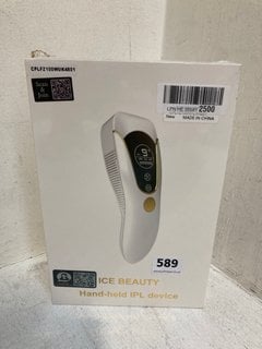 ICE BEAUTY HANDHELD IPL DEVICE - RRP £610.00: LOCATION - G7