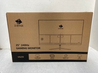 Z-EDGE 25 INCH 240HZ GAMING MONITOR (SEALED): LOCATION - G11