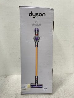 DYSON V8 ABSOLUTE CORDLESS VACUUM CLEANER- RRP £249.99: LOCATION - G12