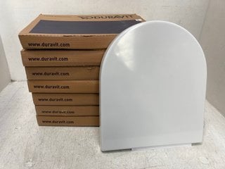 7 X DURAVIT STARCK 3 TOILET SEATS IN WHITE: LOCATION - G12