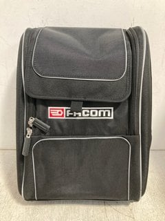 FACOM FIRM SHELL NYLON BACKPACK WITH SHOULDER STRAP IN BLACK - RRP £140: LOCATION - WH1