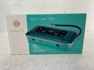 HALO BOLT AIR+1750 JUMP STARTER- RRP £150.00: LOCATION - G13