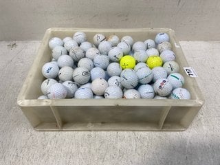 QTY OF ASSORTED GOLF BALLS: LOCATION - G14