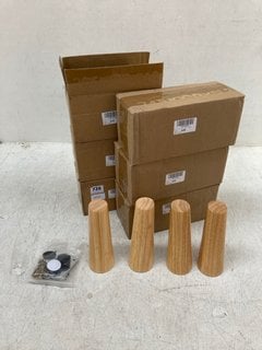 6 X SETS OF 4 LEGS FOR CABINET TV STANDS: LOCATION - G15