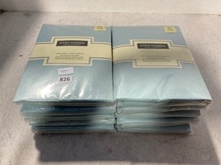 10 X DTEX HOMES EXTRA DEEP KINGSIZE FITTED SHEETS IN DUCK EGG: LOCATION - F13