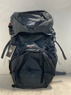 LOWE ALPINE SIRCAC 50 BACKPACK IN EBONY - RRP £140: LOCATION - F11