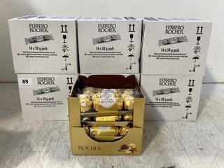 QTY OF FERRERO ROCHER SNACK PACKS CHOCOLATES - BBE 06/03/2025: LOCATION - WH2