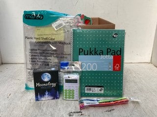 QTY OF ASSORTED STATIONARY ITEMS TO INCLUDE 4 X PACKS OF DECADRY WHITE PLACE CARDS: LOCATION - F6