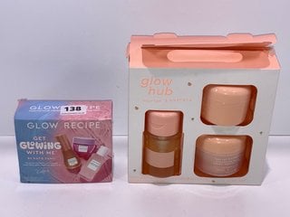 GLOW RECIPE GET GLOWING WITH ME KIT TO INCLUDE GLOW HUB NOURISH AND HYDRATE 3 STEP SET: LOCATION - TABLE 3