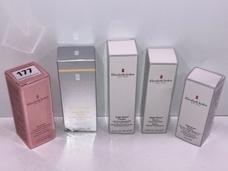 5 X ASSORTED ELIZABETH ARDEN BEAUTY ITEMS TO INCLUDE NEW YORK RETINOL CERAMIDE CAPSULES - COMBINED RRP £216: LOCATION - TABLE 4