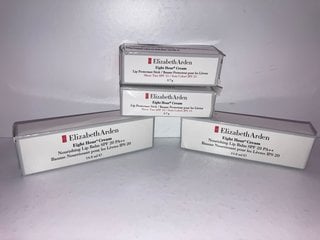 2 X ELIZABETH ARDEN EIGHT HOUR NOURISHING LIP BALM TO INCLUDE 2 X ELIZABETH ARDEN EIGHT HOUR LIP PROTECTANT STICK IN THE SHADE BERRY: LOCATION - TABLE 4