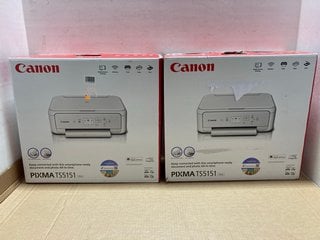 2 X CANON PIXMA TS5151 ALL IN ONE PRINTERS: LOCATION - AR2