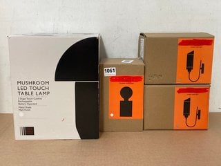 4 X ASSORTED JOHN LEWIS & PARTNERS LIGHTS TO INCLUDE 2 X LIMBO WALL LIGHTS: LOCATION - AR4