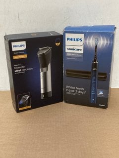 PHILIPS 9000 DIAMOND CLEAN ELECTRIC TOOTHBRUSH TO ALSO INCLUDE PHILIPS 9000 PRESTIGE BEARD TRIMMER: LOCATION - AR5