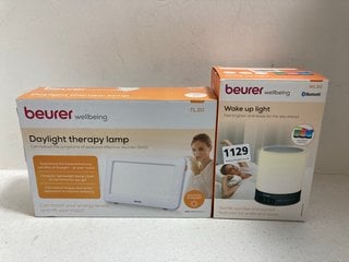 BEURER WELLBEING WL50 WAKE UP LIGHT TO ALSO INCLUDE BEURER WELLBEING TL20 DAYLIGHT THERAPY LIGHT: LOCATION - AR8