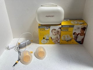 4 X ASSORTED BABY ITEMS TO INCLUDE MEDELA SWING MAXI DOUBLE ELECTRIC BREAST PUMP - RRP £179.99: LOCATION - AR9