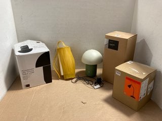 5 X ASSORTED JOHN LEWIS & PARTNERS LIGHTS TO INCLUDE CONTACT TASK LAMP: LOCATION - AR15