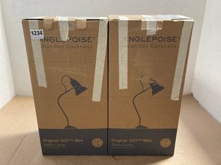 2 X ANGLEPOISE ORIGINAL 1227 MINI TABLE LAMPS: LOCATION - AR16