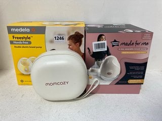 3 X ASSORTED BABY ITEMS TO INCLUDE TOMMEE TIPPEE MADE FOR ME IN-BRA WEARABLE BREAST PUMP: LOCATION - BR9