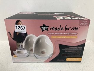 TOMMEE TIPPEE MADE FOR ME IN-BRA WEARABLE BREAST PUMP: LOCATION - BR15