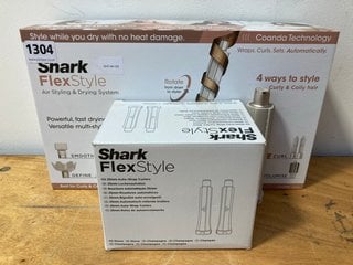 SHARK FLEXSTYLE STYLER & HAIR DRYER TO INCLUDE 25MM AUTO-WRAP CURLERS - COMBINED RRP £329: LOCATION - PB