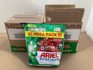 6 X ARIEL PLATINUM XL MEGA PACK 44 WASHES: LOCATION - BR16