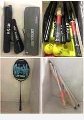 3 X ASSORTED SPORTS/HOBBY ITEMS TO INCLUDE RAM CRAZY CRICKET SET