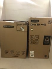 CURVER DECO BIN - 40L TO INCLUDE BANKERS BOX PROSTORAGE 4 X 10L BOXES