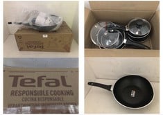 TEFAL SET 5PCS G9 ORIGINS MARBLE PAN SET TO INCLUDE MASTERCHEF 28CM WOK PAN