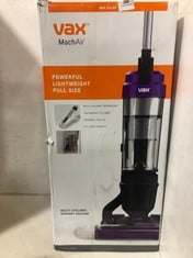 VAX MACHAIR LIGHTWEIGHT MULTI-CYCLONIC UPRIGHT VACUUM CLEANER MODEL NO-UCA1GEV1