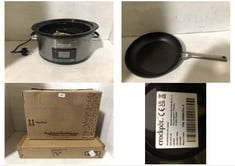 CROCKPOT SLOW COOKER MODEL NO-CSC066 (NO LID) TO INCLUDE NINJA 28CM FRYING PAN