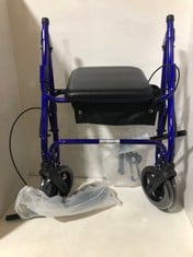 DAYS PERFORMANCE HEALTH MEDIUM LIGHTWEIGHT ROLLATOR BLUE