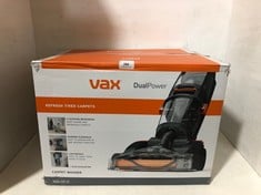 VAX DUAL POWER CARPET WASHER MODEL NO-W86-DP-B RRP- £129.99