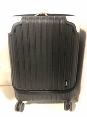 LEVEL 8 TRAVEL CASE BLACK HARDSHELL SMALL SPINNER TO INCLUDE EASTPAK TRAVEL CASE NAVY BLUE FABRIC MEDIUM/LARGE SPINNER