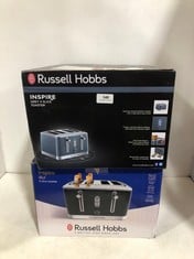 2 X RUSSELL HOBBS INSPIRE 4-SLICE TOASTERS