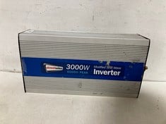 STREETWIZE 3000W 6000W PEAK MODIFIED SINE WAVE INVERTER RRP- £181.99