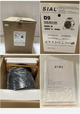 SIAL D9 FAN HEATER 9000W 440V RRP- £149