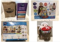 VTECH FIRST STEPS BABY WALKER TO INCLUDE ZURU SNACKLES SERIES 2 LAMB JELLY BELLY PLUSH TOY