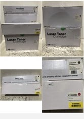 5 X ASSORTED TONER CARTRIDGES TO INCLUDE KY8600MC MAGENTA