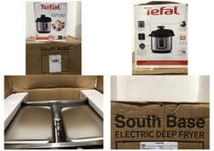 TEFAL ALL-IN-ONE COOKER 6 LITRE TO INCLUDE SOUTH BASE ELECTRIC DEEP FRYER MODEL NO-EDF-102VT