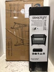 RED KITE SLEEPTIGHT TRAVEL COT TO INCLUDE BELLA BABY BASSINET AND BEDSIDE SLEEPER