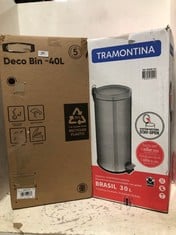 TRAMONTINA BRASIL 30L PEDAL BIN TO INCLUDE CURVER DECO BIN - 40L