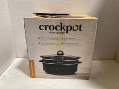 CROCKPOT MANUAL 6.5L OVAL SLOW COOKER