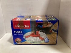 2 X VILEDA TURBO 2-IN-1 MICROFIBRE MOP SETS