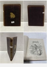 A BOUND VOLUME OF PUNCH MAGAZINE DATED 1865