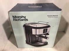 MORPHY RICHARDS ESPRESSO MACHINE WITH MILK FROTHER - RRP £130