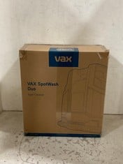 VAX SPOTWASH DUO SPOT CLEANER MODEL NO-CDCW-CSXA RRP- £140