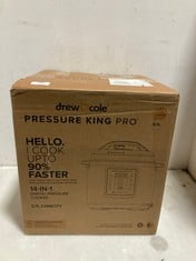 DREW & COLE PRESSURE KING PRO ELECTRIC PRESSURE COOKER 14-IN-1 DIGITAL 5.7L